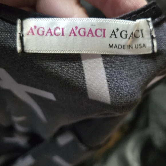 A'Gaci A'Gaci Black & White Cross Dress low back szL - Picture 7 of 7